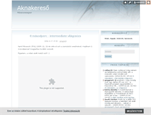 Tablet Screenshot of aknakereso.blog.hu