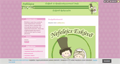 Desktop Screenshot of nefelejcseskuvo.blog.hu