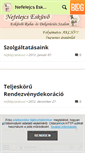 Mobile Screenshot of nefelejcseskuvo.blog.hu