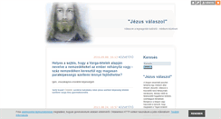 Desktop Screenshot of jezusvalaszol.blog.hu