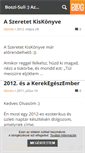 Mobile Screenshot of boszi-suli.blog.hu