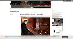 Desktop Screenshot of drognaplo.blog.hu