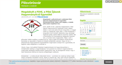 Desktop Screenshot of pilisvorosvar.blog.hu