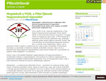 Tablet Screenshot of pilisvorosvar.blog.hu
