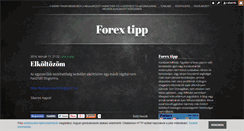 Desktop Screenshot of forextipp.blog.hu