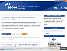 Tablet Screenshot of mediatanacs.blog.hu