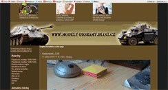 Desktop Screenshot of modely-dioramy.blog.cz