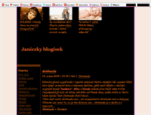 Tablet Screenshot of janiczka-19.blog.cz