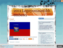 Tablet Screenshot of legnyomasztobbemberek2011.blog.hu