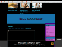 Tablet Screenshot of koolholka.blog.cz