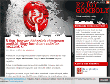 Tablet Screenshot of ezigygombolyu.blog.hu