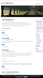 Mobile Screenshot of fragments.blog.cat