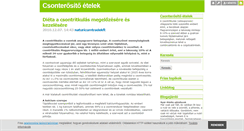 Desktop Screenshot of csonterosito-etrend.blog.hu