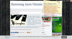 Desktop Screenshot of i900omnia.blog.hu