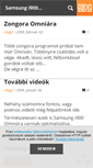 Mobile Screenshot of i900omnia.blog.hu