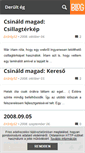 Mobile Screenshot of derulteg.blog.hu