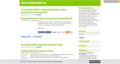 Desktop Screenshot of borsodijobbik.blog.hu