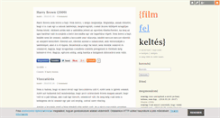 Desktop Screenshot of filmkeltes.blog.hu