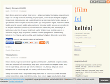 Tablet Screenshot of filmkeltes.blog.hu