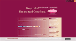Desktop Screenshot of cupofcake.blog.hu