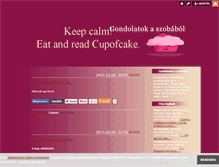 Tablet Screenshot of cupofcake.blog.hu