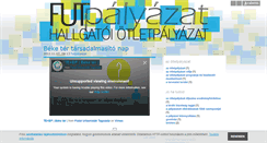 Desktop Screenshot of futpalyazat.blog.hu