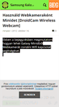 Mobile Screenshot of galaxymini.blog.hu