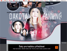 Tablet Screenshot of dakota-fanning-fansite.blog.cz