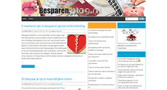 Desktop Screenshot of besparen.blog.nl