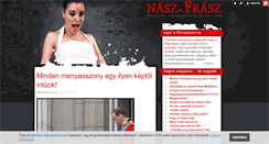 Desktop Screenshot of nasz-frasz.blog.hu