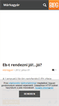 Mobile Screenshot of markagyar.blog.hu