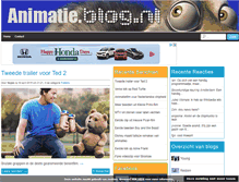 Tablet Screenshot of animatie.blog.nl