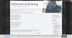 Desktop Screenshot of eloretolthelyorseg.blog.hu